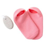 Wholesale - 2pk LADIES GEL SPA SOCKS C/P 25, UPC: 194587285278